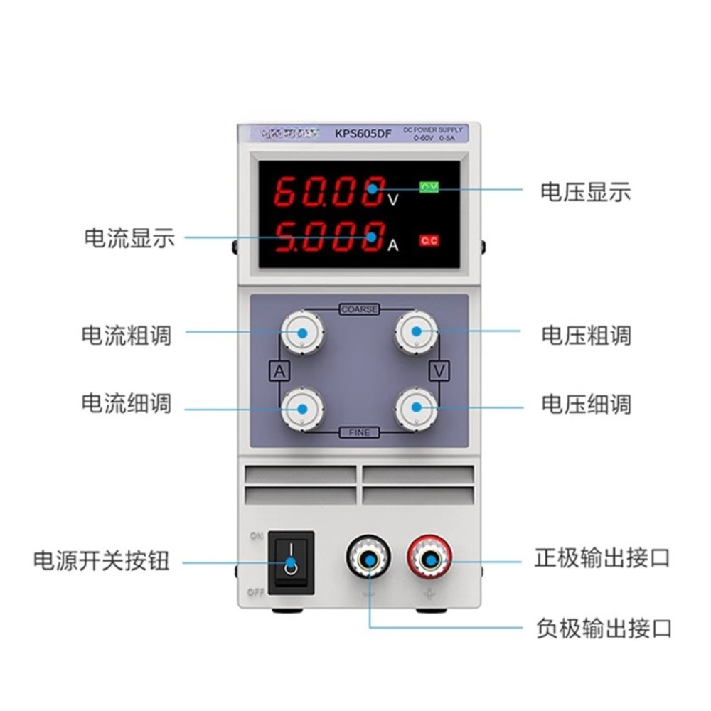 High Precision Dc Power Supply 30V 10A - Wanptek ソリッドテスト KPS3010D/KPS3010DF DC 安定化電源調整可能 30V